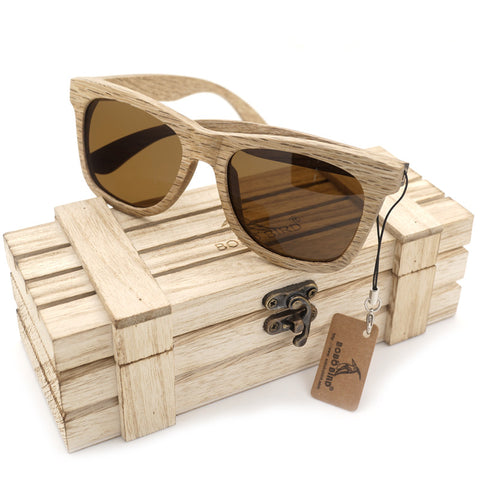 BOBO BIRD Unisex New Polarized Wooden Eye wear