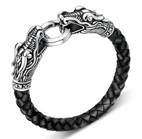 BAIBAOROOM Vintage Tibetan  men dragon bracelet