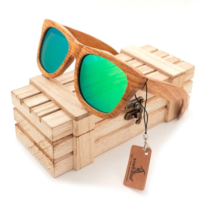 BOBO BIRD Unisex New Polarized Wooden Eye wear