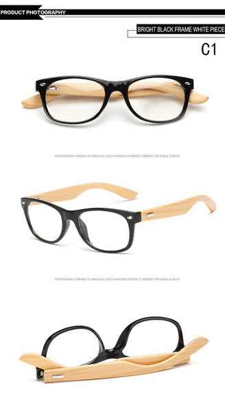 LongKeeper Bamboo  Original Handmade Wooden Frame  Glasses