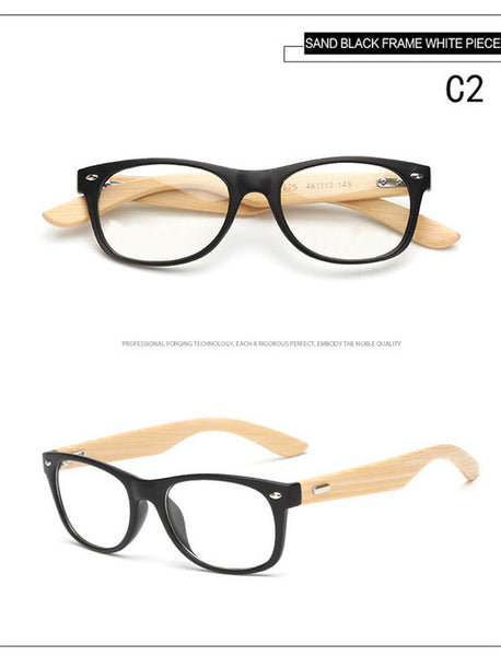 LongKeeper Bamboo  Original Handmade Wooden Frame  Glasses