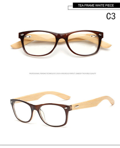 LongKeeper Bamboo  Original Handmade Wooden Frame  Glasses
